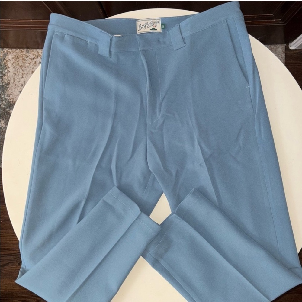 Bogey Boys by Macklemore Men’s The Best Pleated Golf Pant Blue Size 36 NWOT